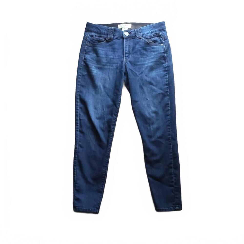 Democracy Womens Blue Skinny Jeans Size 8 Stretchy Waist